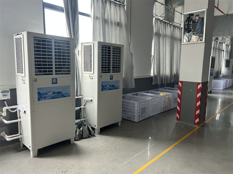 制衣服裝廠車(chē)間降溫送風(fēng)方案